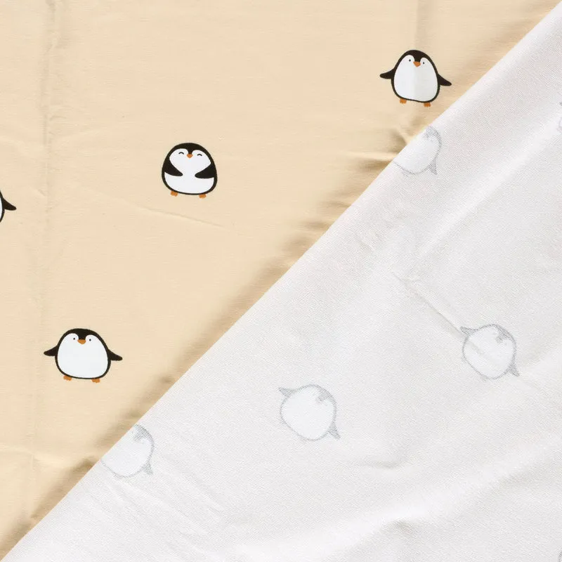 French Terry Pinguine – Beige