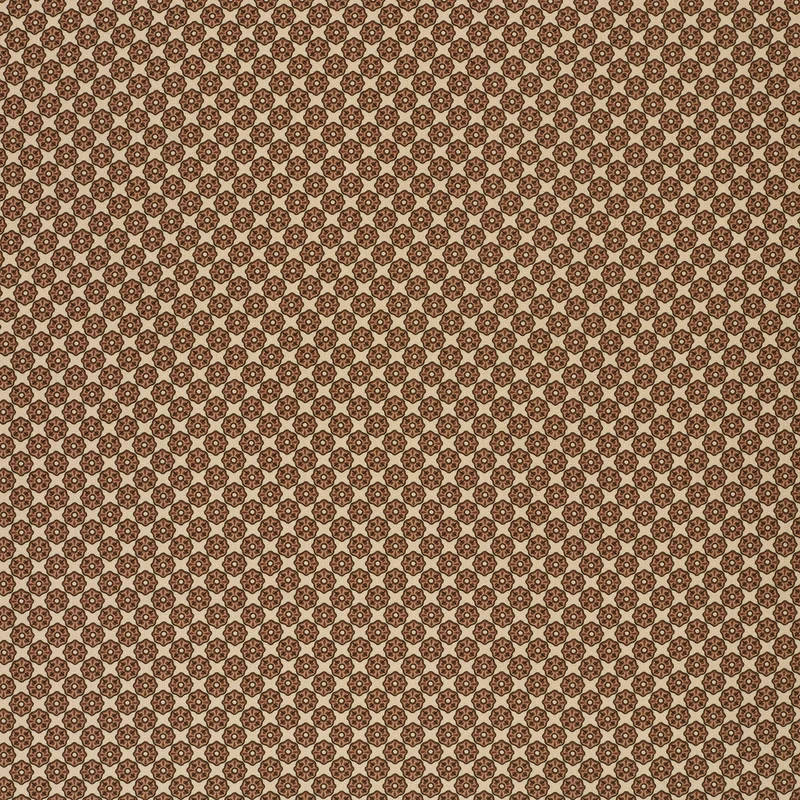Viskosesatin Abstrakt – Braun