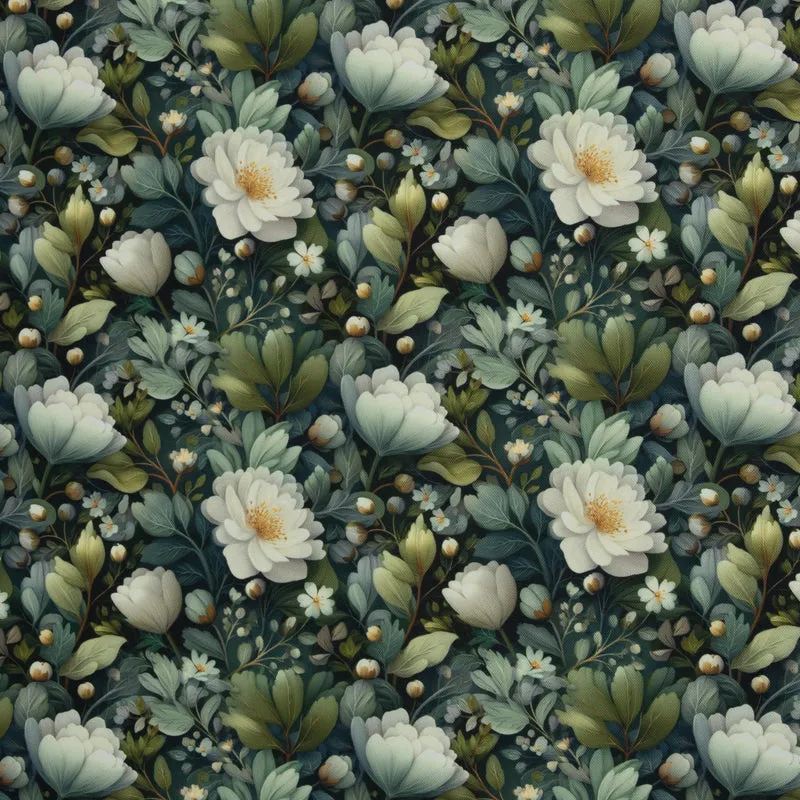 wasserabweisendes Oxfordgewebe „Flowing Bloom“ by Sarah Mariam Swafing Odessa Flower