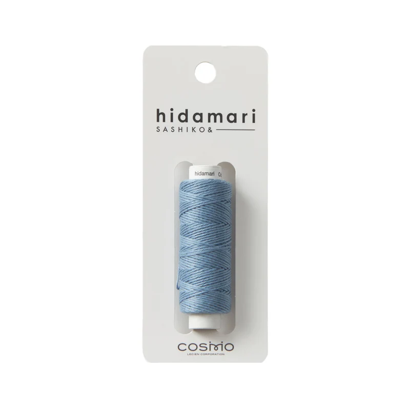 Hidamari Sashiko Garn - 01 blaugrau