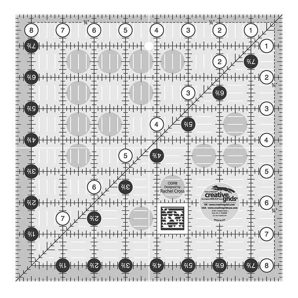 Creative Grids 8.5" Square Qui