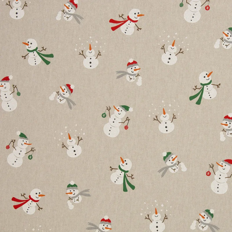 Dekostoff "Noel" Weihnachten Schneemänner Swafing