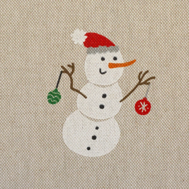 Dekostoff "Noel" Weihnachten Schneemänner Swafing