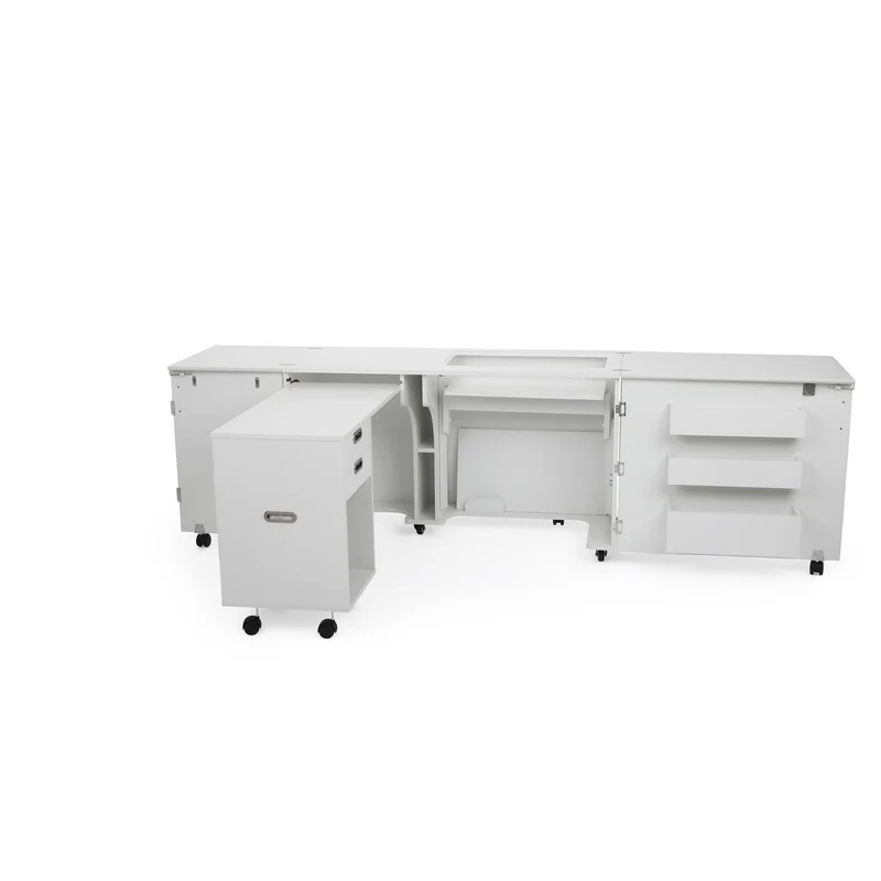 Aussie Electric Sewing Cabinet - White - Please call us to order 813.704.4867