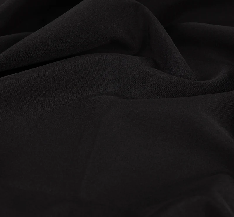 Dekostoff Bi-Stretch schwer entflammbar Uni schwarz 280 cm breit