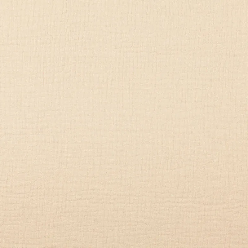 Musselin Double Gauze uni sand