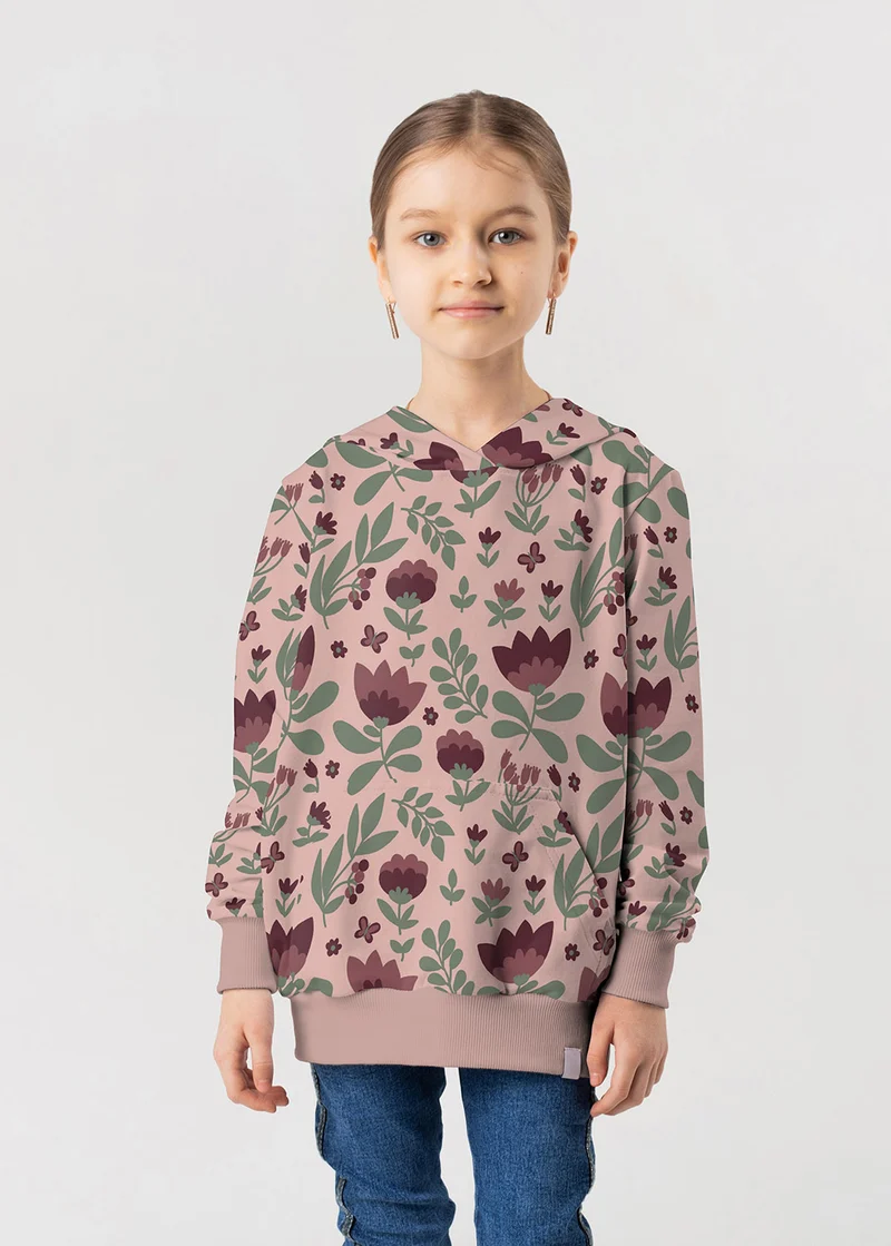 French Terry Blumen – Rosa