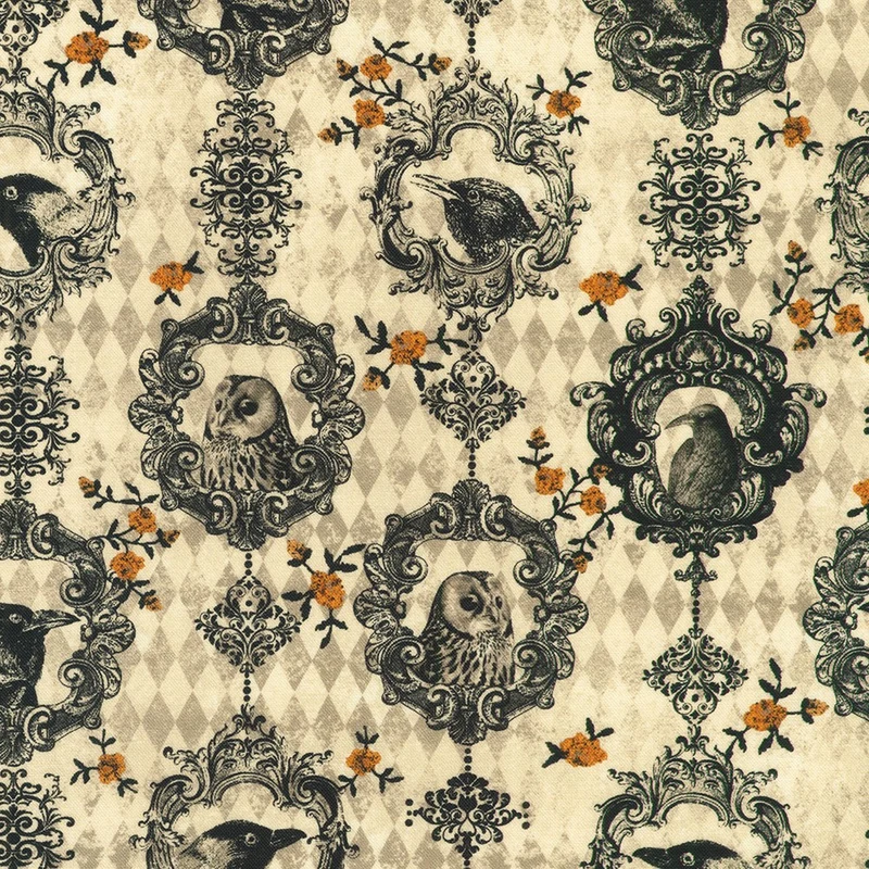 Ravenwood Quilt Kit 68" X 68", 2 3/4yd Black Background not included