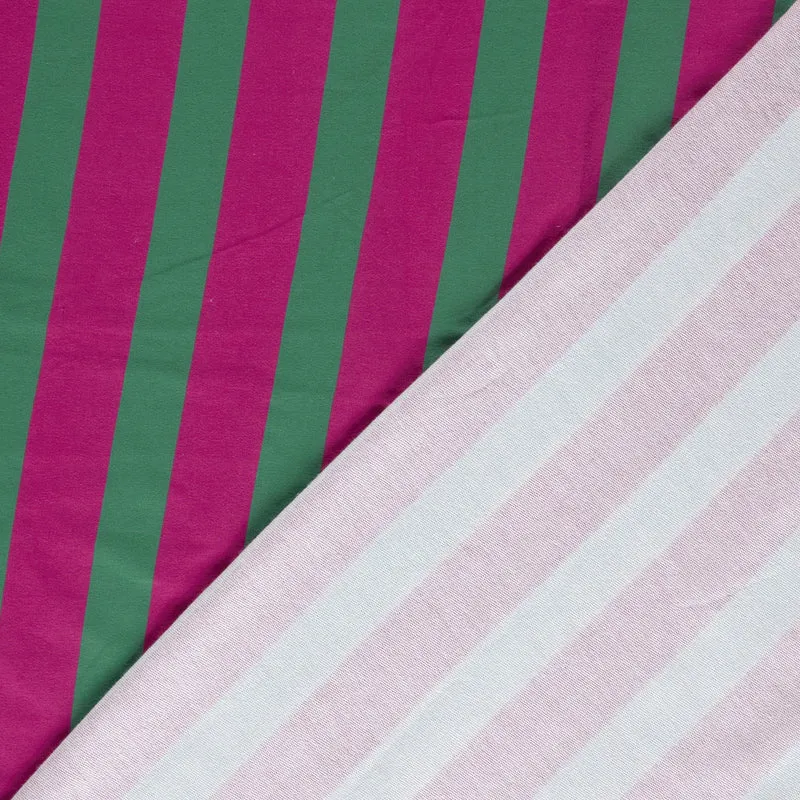 French Terry Streifen – Fuchsia