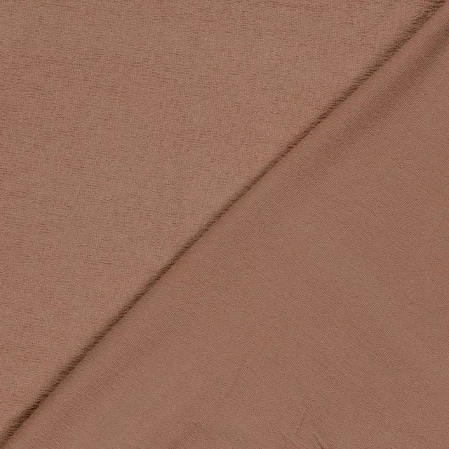 French Terry Crêpe Uni – strukturierter Sommersweat