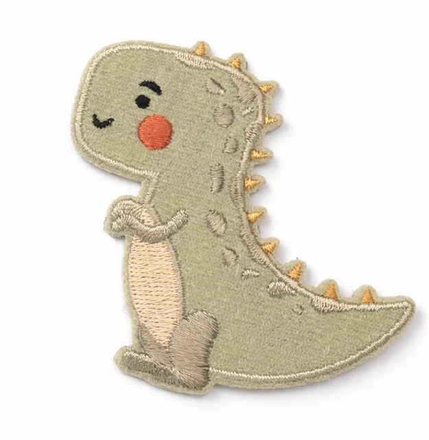 Aufnäher T-Rex – Verspielter Dino-Patch zum Aufbügeln aus Velours
