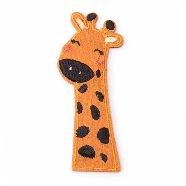 Aufnäher Giraffe – Verspielter Tier-Patch zum Aufbügeln mit langem Hals