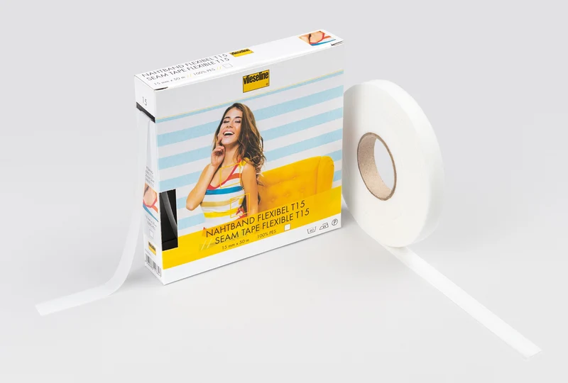 Vlieseline Nahtband flexibel T15 weiß