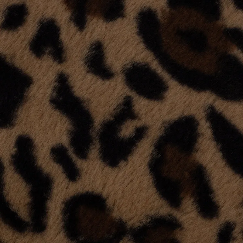 Plüschstoff Kunstpelz Leoprint Punami Swafing