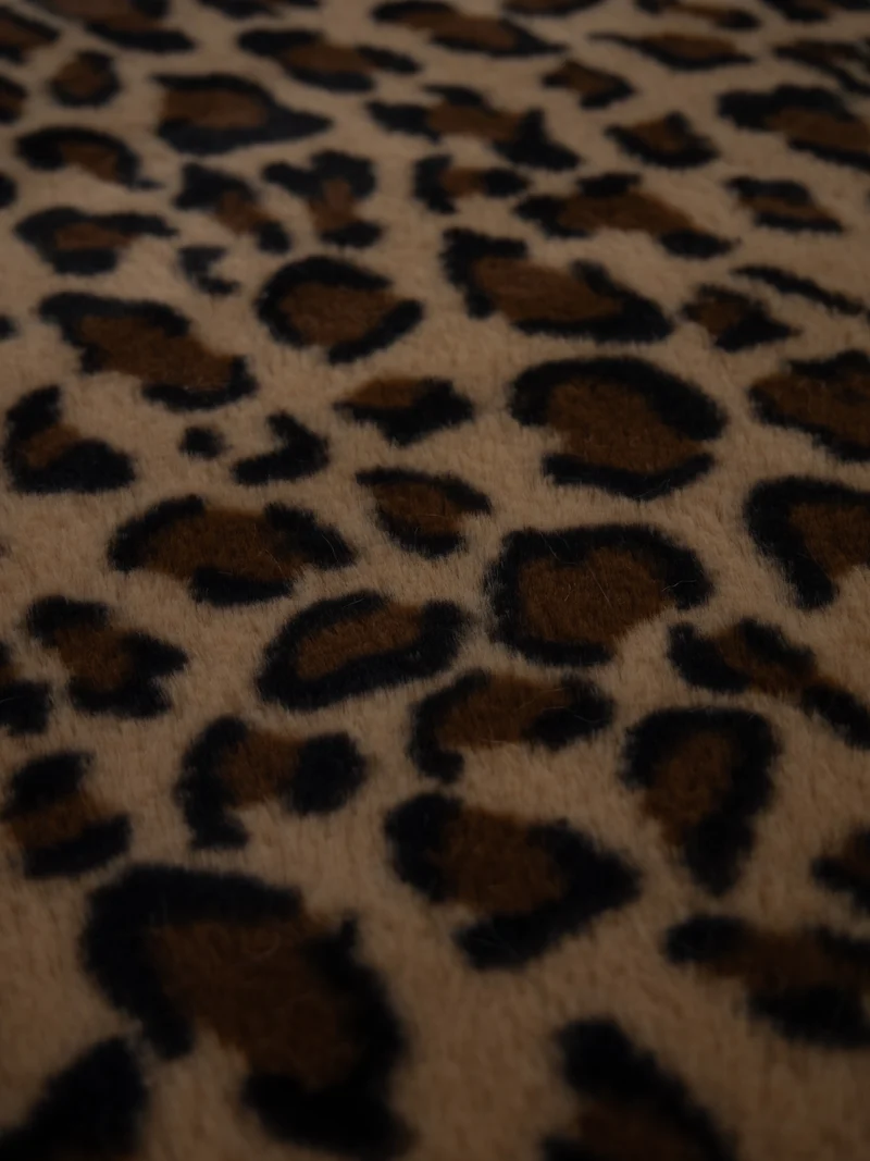 Plüschstoff Kunstpelz Leoprint Punami Swafing