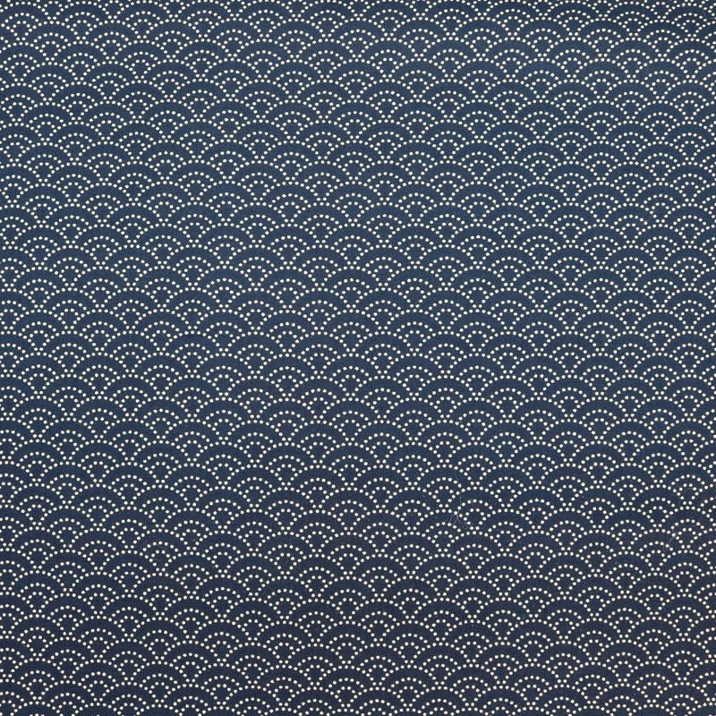 Seigaiha Mini No.1 - Dunkelblau