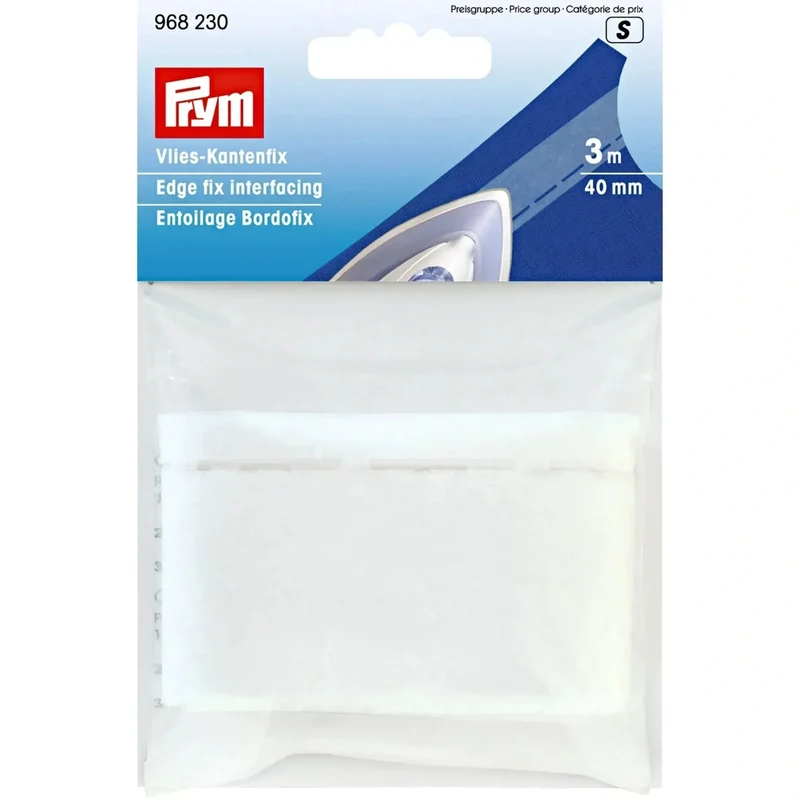 Prym Vlies-Kantenfix 40mm x 3m | Weiß
