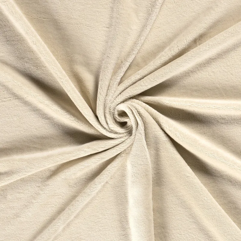 Bambus-Fleece Uni – Beige