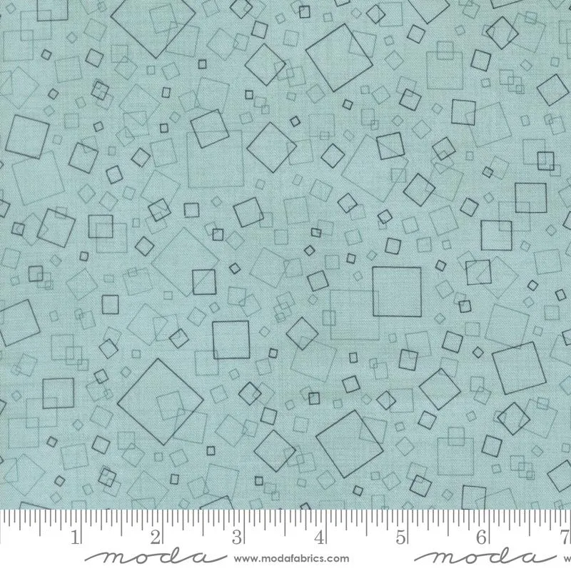 Moda, Janet Clare, Data, Squares, Babbage Blue