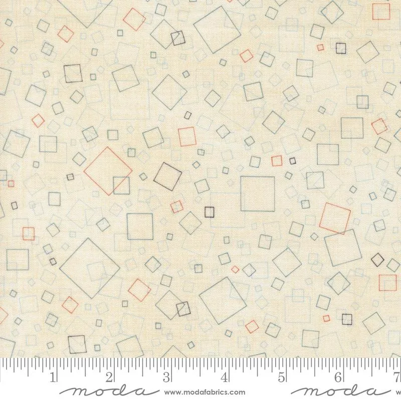 Moda, Janet Clare, Data, Squares, Lovelace Ivory