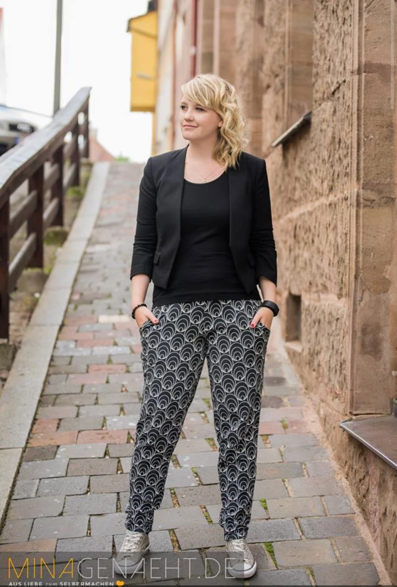 Fadenkäfer Schnittmuster "Pamina" Hose Damen