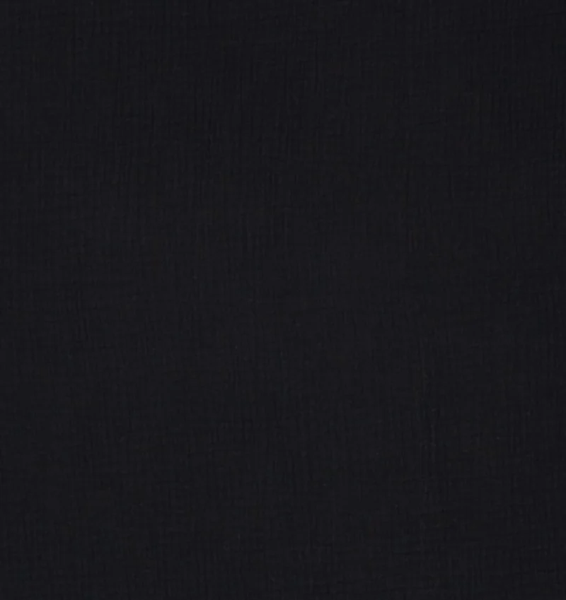 Musselin Jenke Uni Swafing schwarz