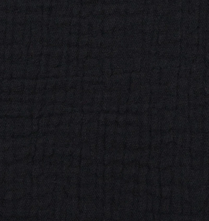 Musselin Jenke Uni Swafing schwarz