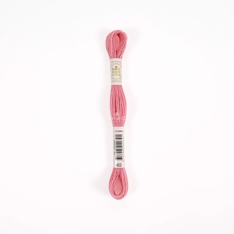 DMC Eco Vita Stick- und Stopfgarn rot / rosa / beere – Bio Wolle 16m