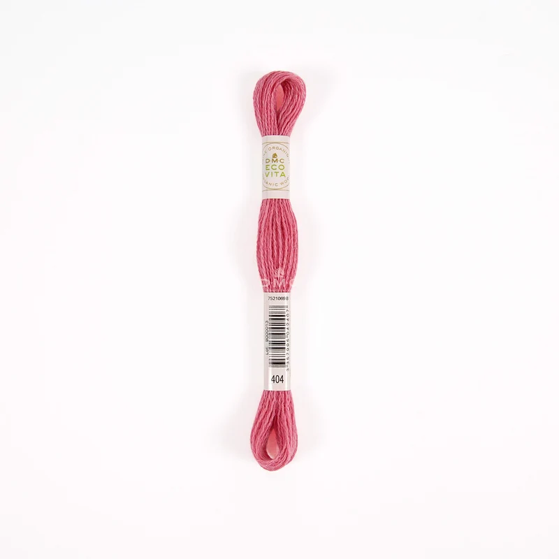 DMC Eco Vita Stick- und Stopfgarn rot / rosa / beere – Bio Wolle 16m