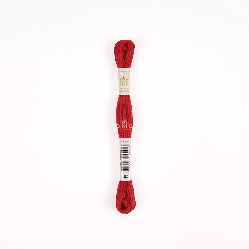 DMC Eco Vita Stick- und Stopfgarn rot / rosa / beere – Bio Wolle 16m