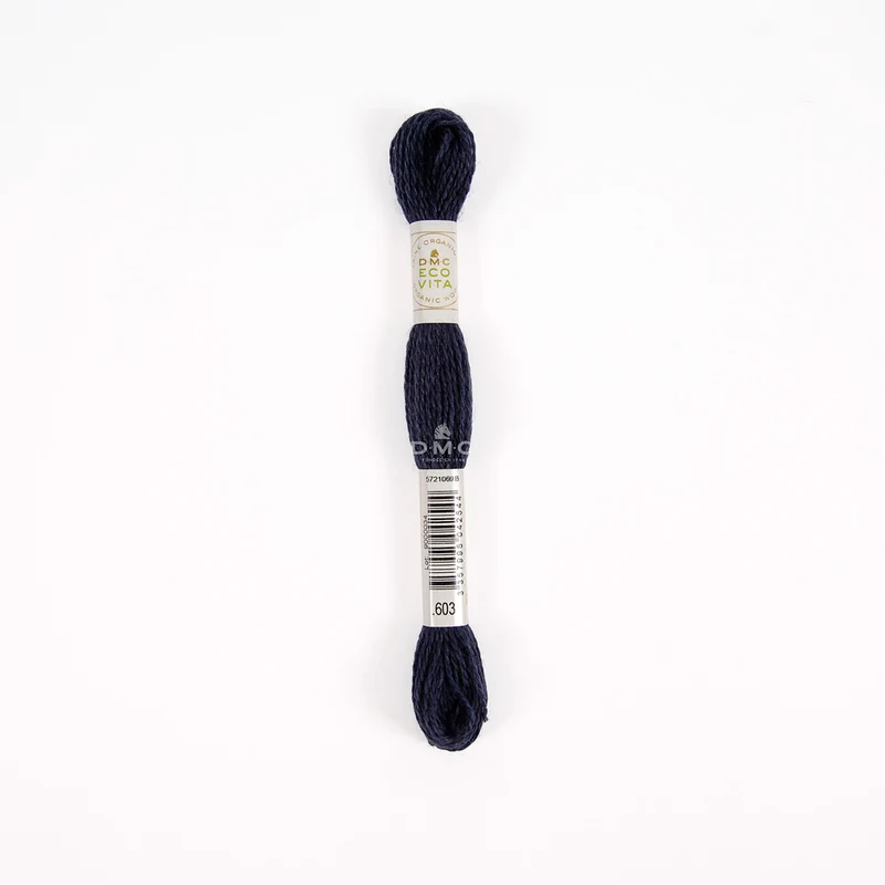 DMC Eco Vita Stick- und Stopfgarn blau türkis – Bio Wolle 16m