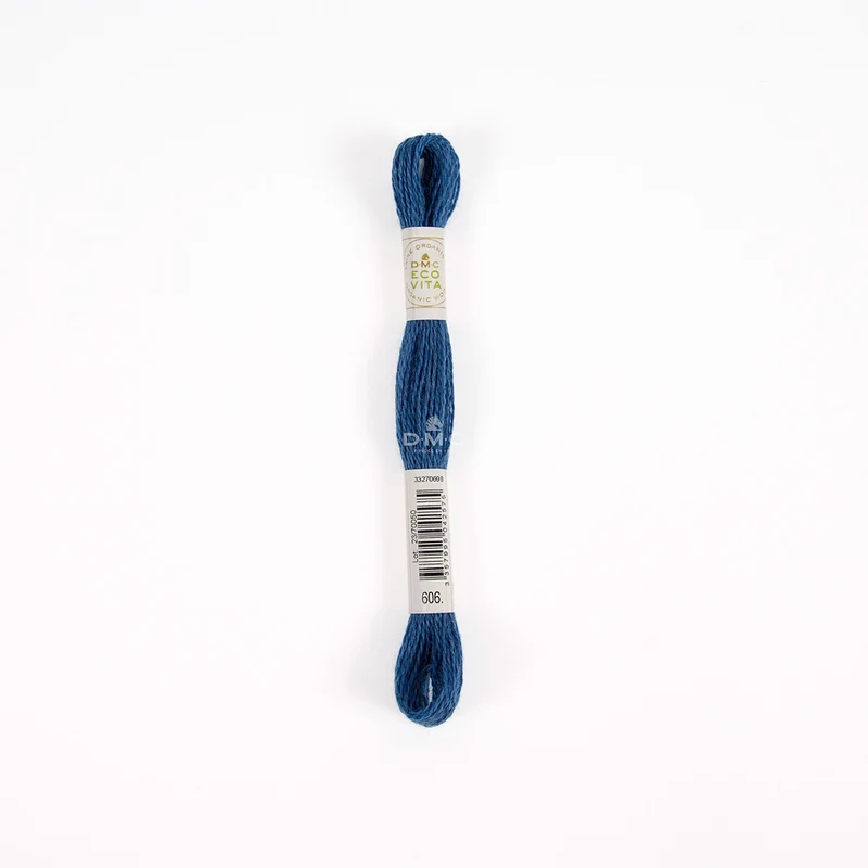 DMC Eco Vita Stick- und Stopfgarn blau türkis – Bio Wolle 16m