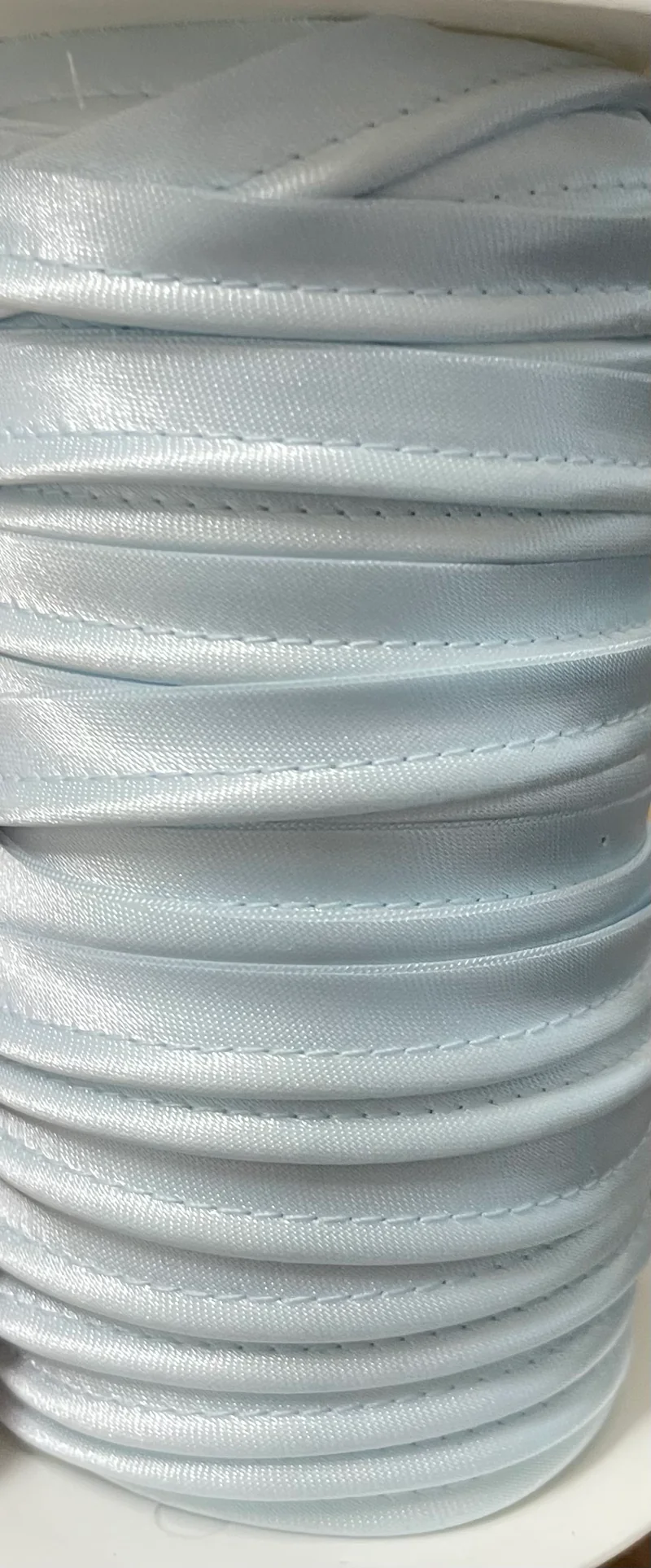 Paspelband Satin hellblau 10mm