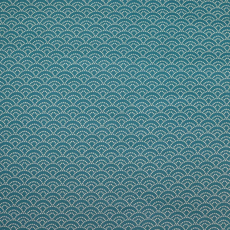 Seigaiha Mini No.1 - Petrol