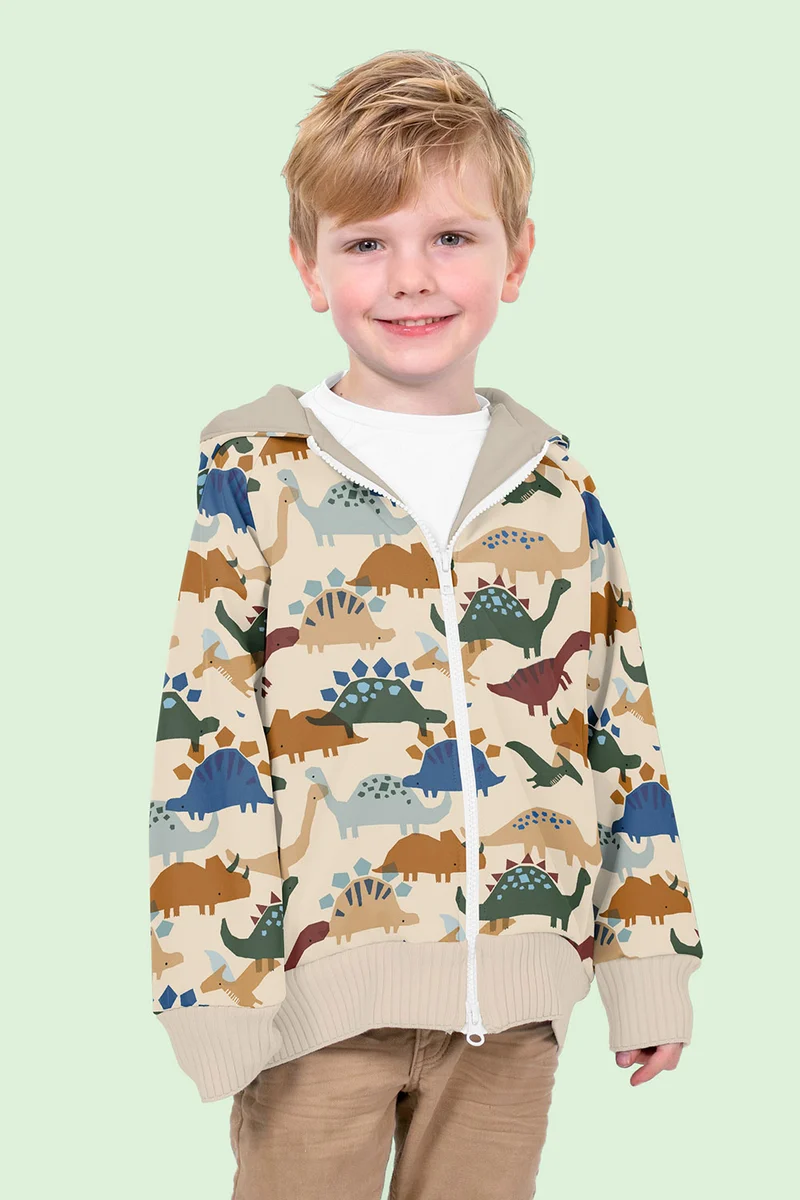 Softshell Dinosaurier – Beige
