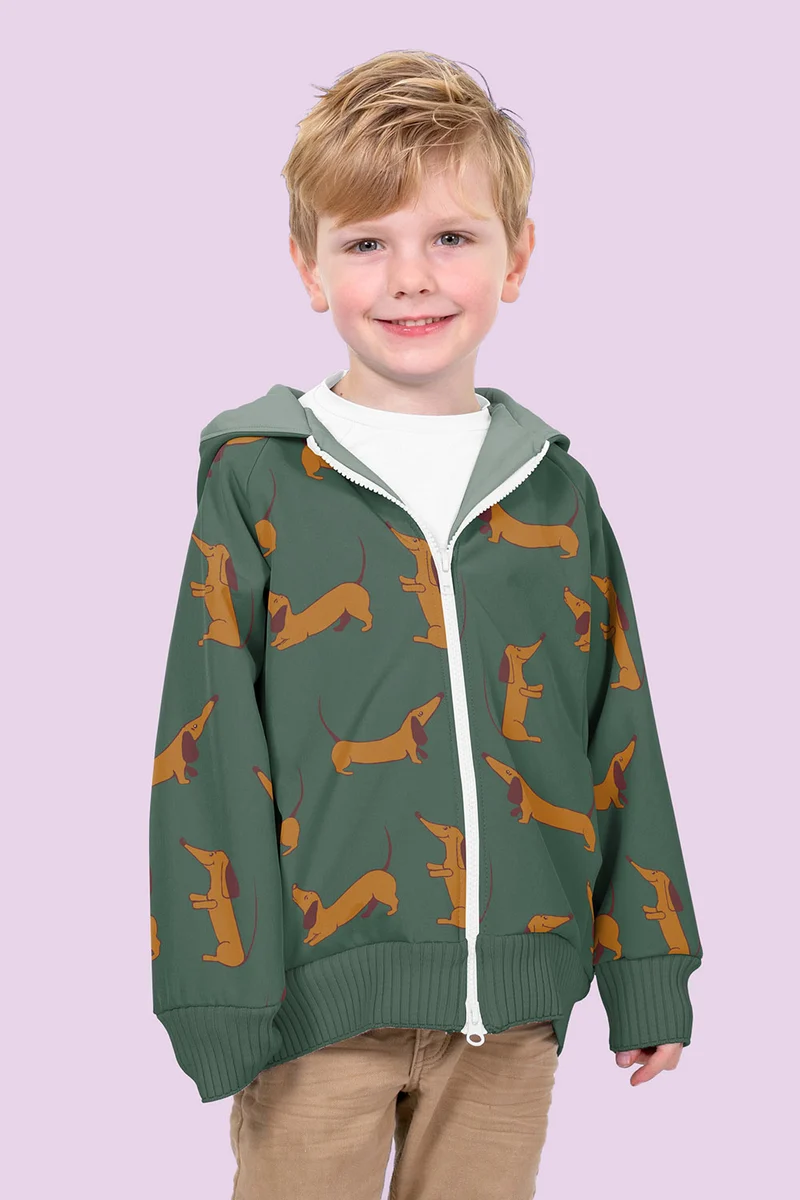 Softshell Dinosaurier – Dunkelgrün