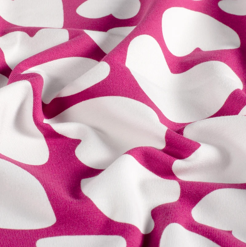 French Terry Herzen – Fuchsia