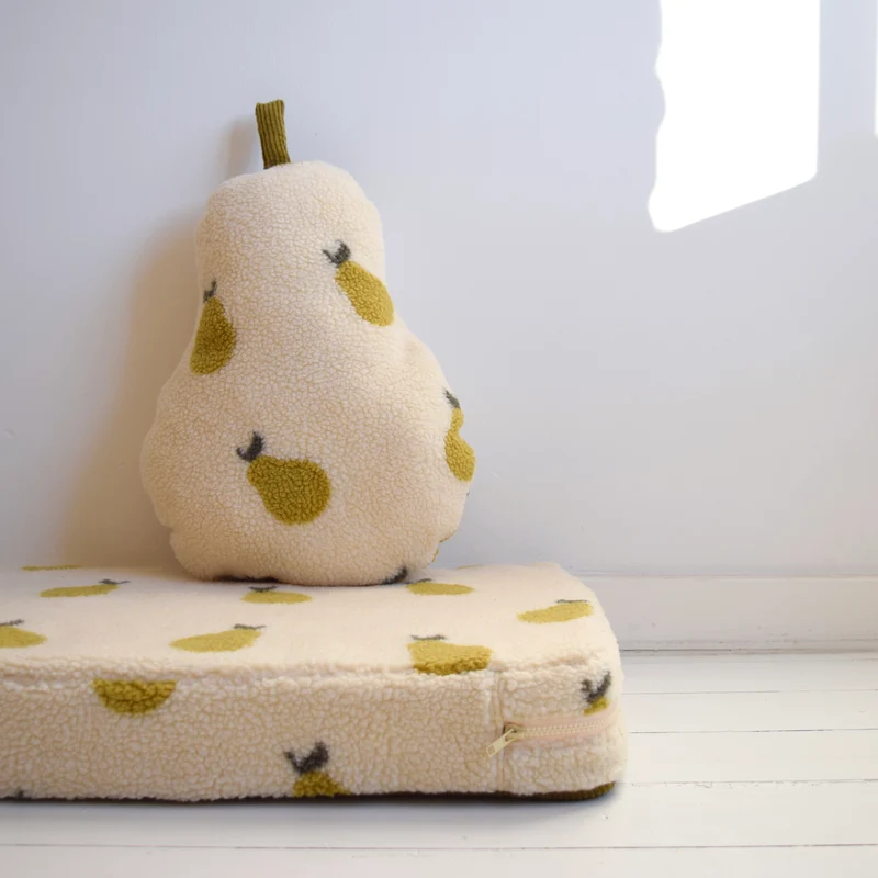 Teddy Fleece Jacquard Birne