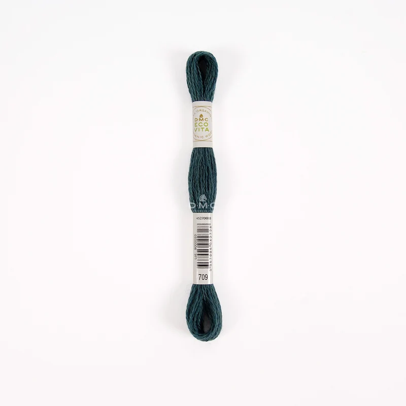 DMC Eco Vita Stick- und Stopfgarn grün – Bio Wolle 16m zum Stopfen