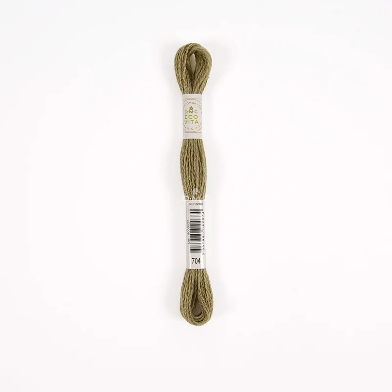 DMC Eco Vita Stick- und Stopfgarn grün – Bio Wolle 16m zum Stopfen