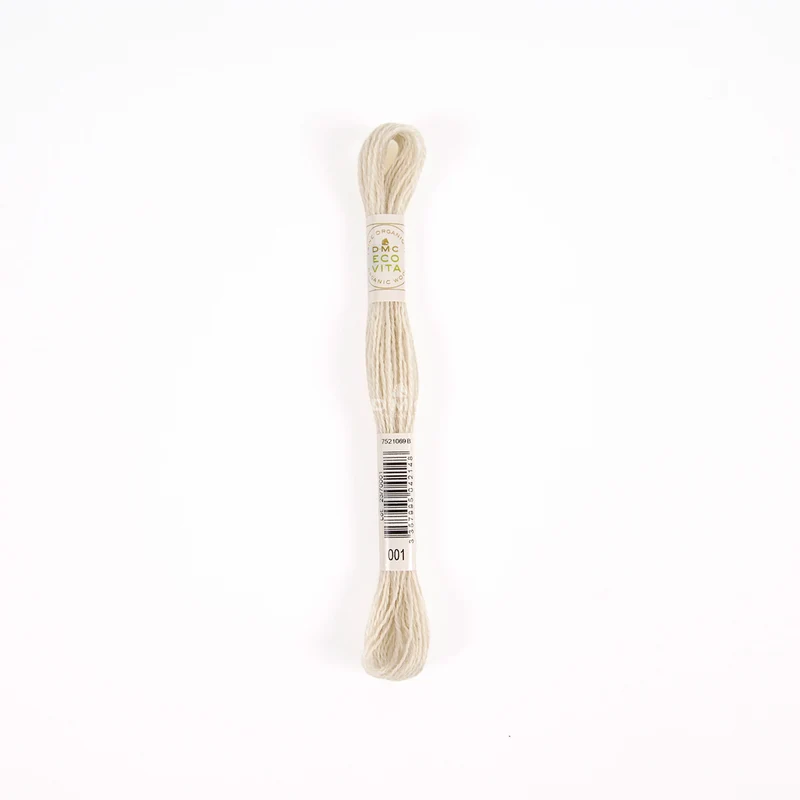 DMC Eco Vita Stick- und Stopfgarn natur ecru – Bio Wolle 16m