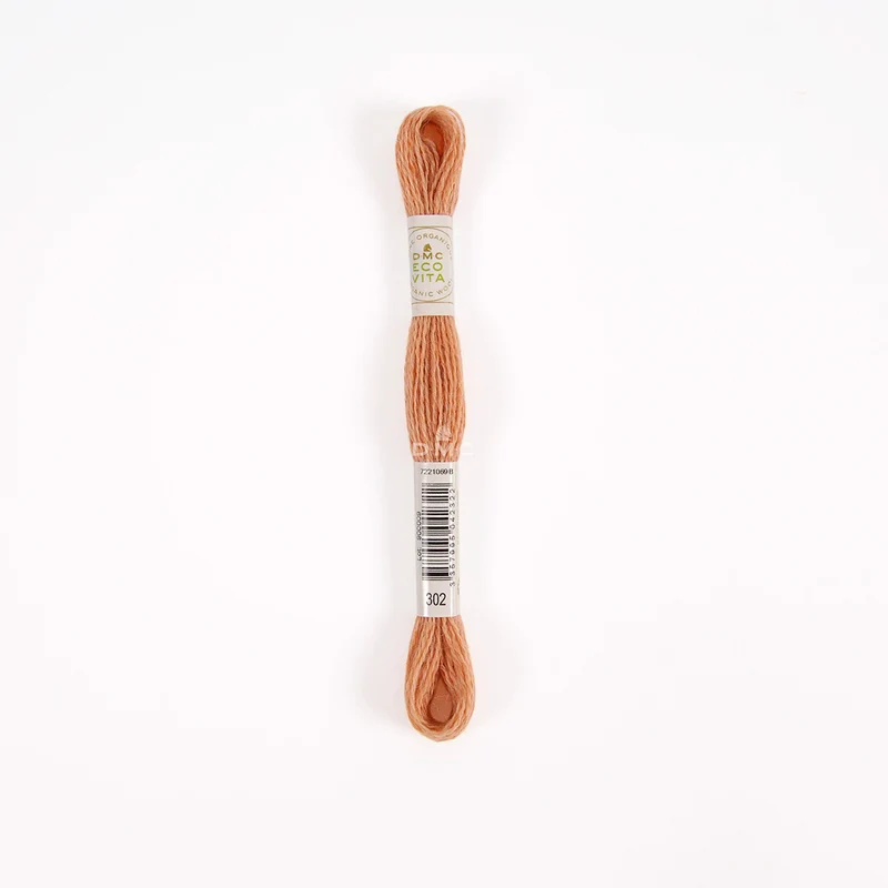DMC Eco Vita Stick- und Stopfgarn orange / gelb – Bio Wolle 16m