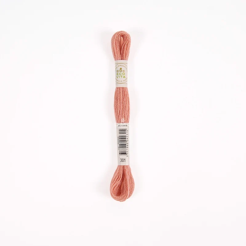 DMC Eco Vita Stick- und Stopfgarn orange / gelb – Bio Wolle 16m