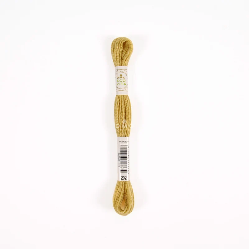 DMC Eco Vita Stick- und Stopfgarn orange / gelb – Bio Wolle 16m