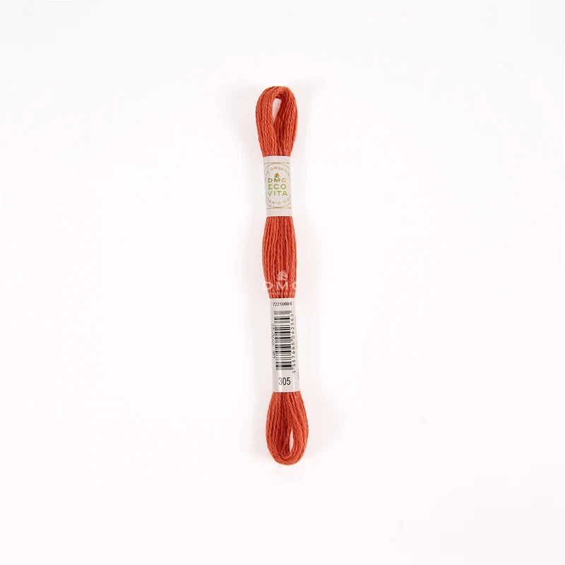 DMC Eco Vita Stick- und Stopfgarn orange / gelb – Bio Wolle 16m