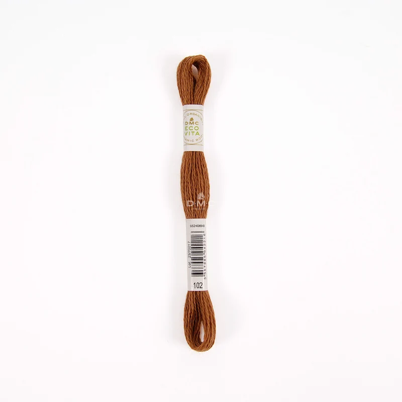 DMC Eco Vita Stick- und Stopfgarn braun / Erdtöne – Bio Wolle 16m