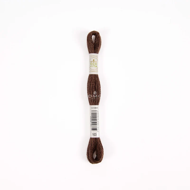DMC Eco Vita Stick- und Stopfgarn braun / Erdtöne – Bio Wolle 16m