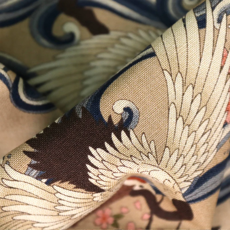 Kranich & Sakura - Beige