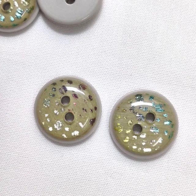 Glitzerknopf 15 mm – klein und farbenfroh
