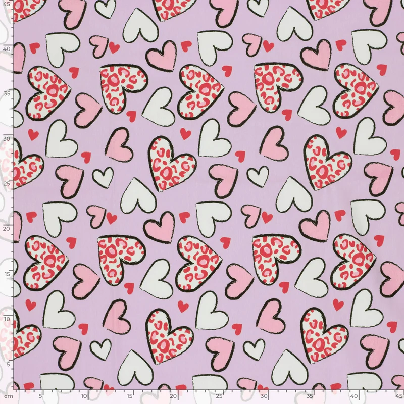Jersey Herzen – Lila